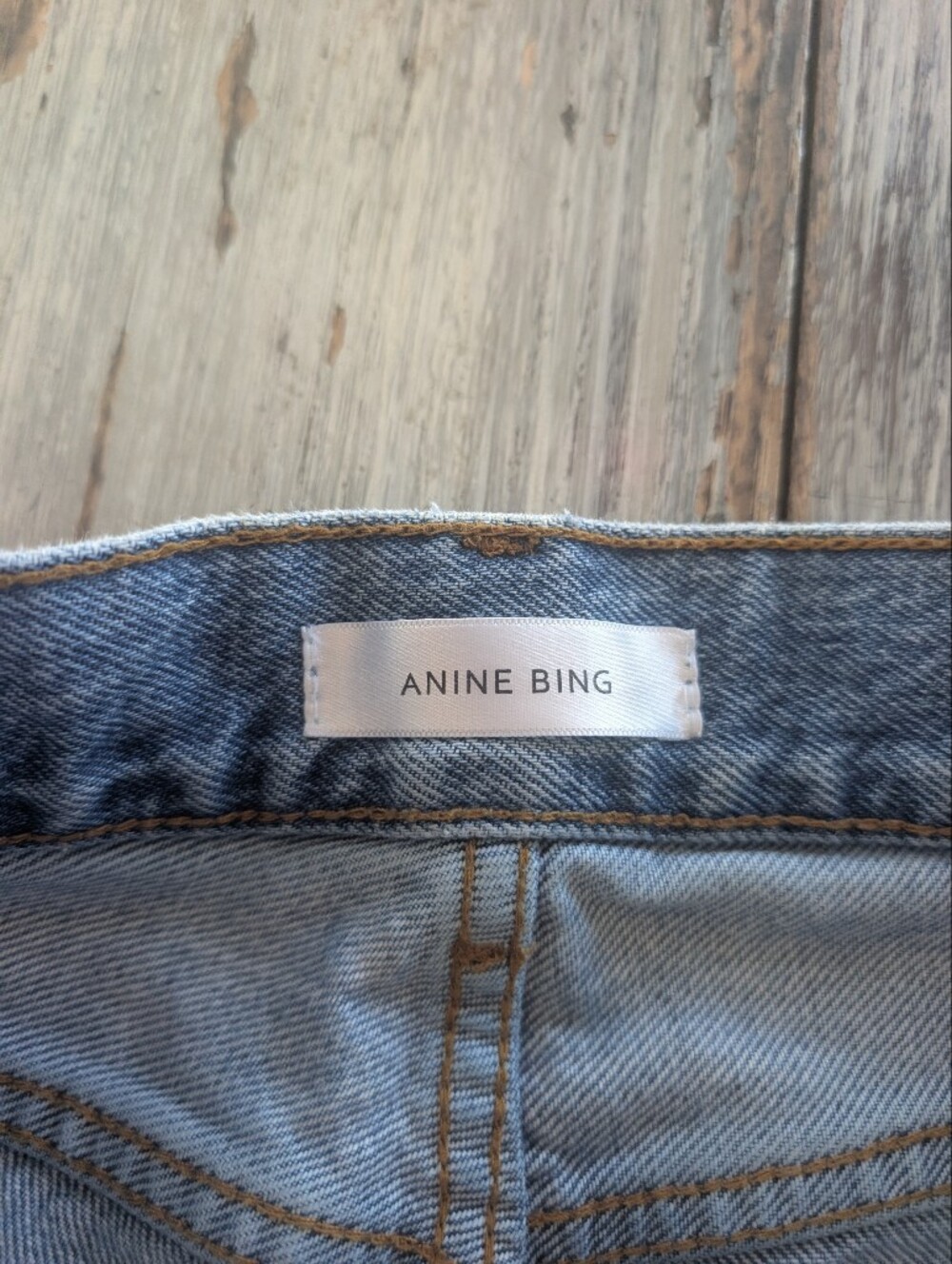 Anine Bing Brenda Mid Rise Distressed Jeans Women's 28 - Picture 6 of 10